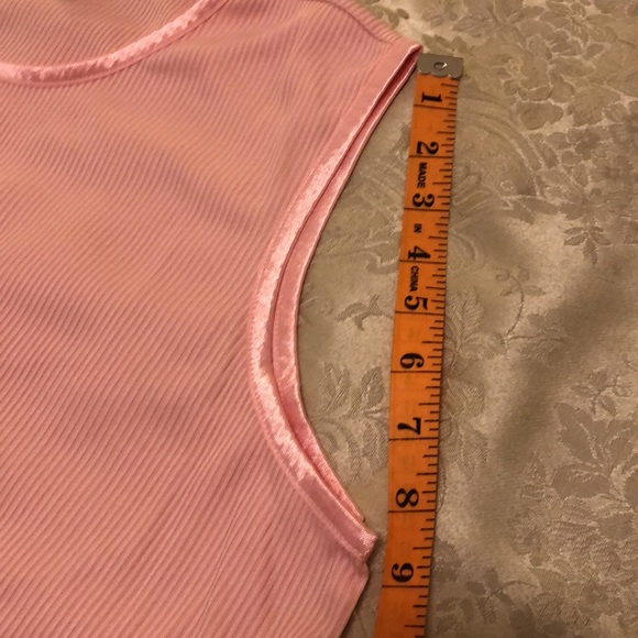 ALIA NWT XL PINK SLEEVELESS SHELL ROUND NECK SOFT STRETCHY 100% POLYESTER #030 - Picture 8 of 11
